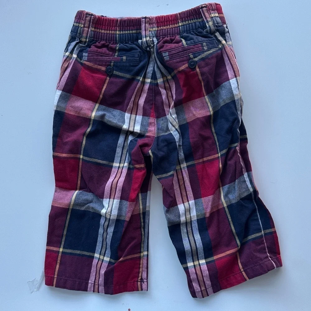 Janie and Jack Resort Plaid Pants USA 6-12m